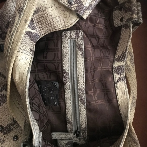 Rafe Designer Snakeskin Handbag - Picture 3 of 3